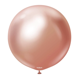 Dekorační chromový balonek rose gold 60 cm/24"
