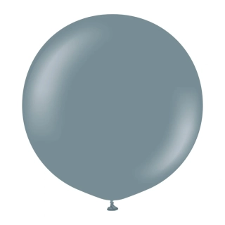 Dekorační retro balonek šedomodrý 60 cm/24"