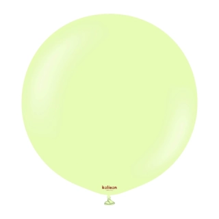 Dekorační pastelový balonek limetkově zelený 90 cm/36"