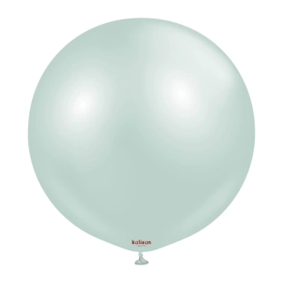 Dekorační balonek perleťově mentolový 90 cm/36"