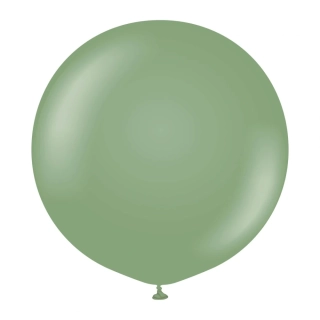 Dekorační retro balonek eukalyptově zelený 90 cm/36"