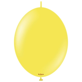 Dekorační spojovací balonky žluté 15 cm/6" 50 ks