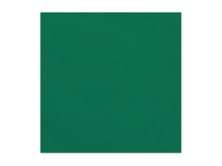 Papírové ubrousky tmavě zelené 20 ks