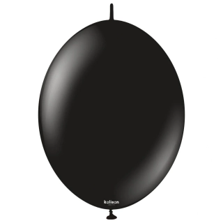 Dekorační spojovací balonky černé 15 cm/6" 50 ks