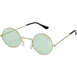 Brýle zelené růžové se zlatými obroučkami