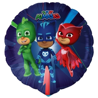 Fóliový balonek PJ Masks kulatý 46 cm