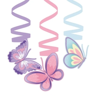 Závěsné spirály Motýlci 