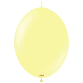 Dekorační spojovací pastelové balonky žluté 30 cm/12" 50 ks