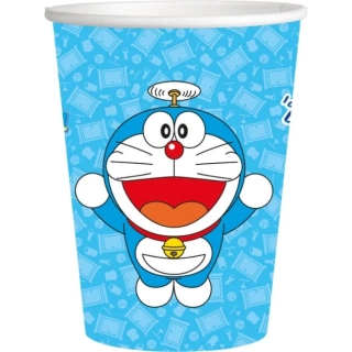 Papírové kelímky Doraemon 250 ml – 8 ks 