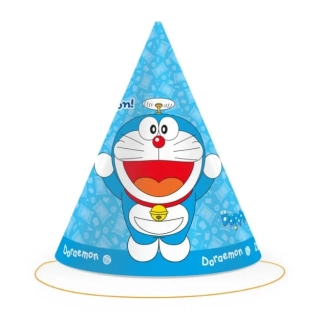 Papírové party čepičky Doraemon 6 ks
