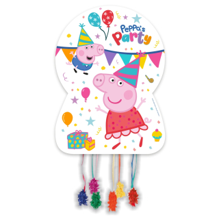 Piňata Prasátko Peppa a George 65 x 46 cm