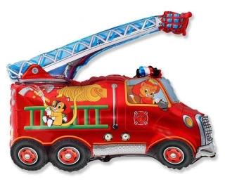 Fóliový balónek MINI Hasičské auto 35 cm