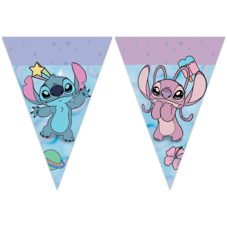 Vlaječková girlanda Stitch a Angel 2,3 m