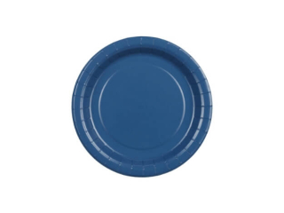 Papírové talíře tmavě modré 18cm 6ks