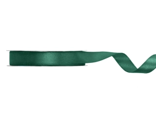 Saténová stuha tmavě zelená 12 mm × 25 m