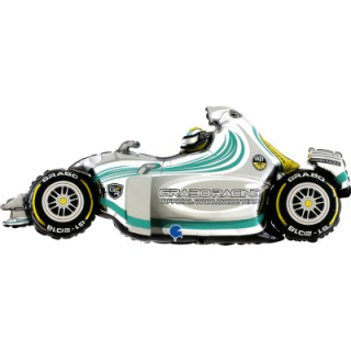 Fóliový balónek Zelená formule – 107 cm 