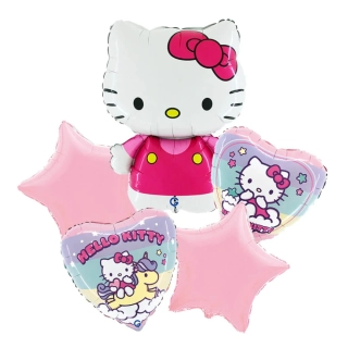Sada fóliových balonků Hello Kitty 5 ks