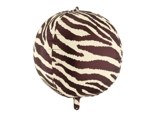 Fóliový balonek koule zebra 50 cm