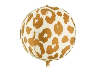 Fóliový balonek koule leopard 50 cm