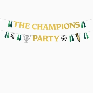 Dvojitá girlanda The Champions Party Fotbal 3,1 m