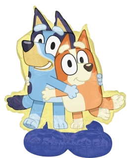 Stojící fóliový balónek Bluey and Bingo 130 cm