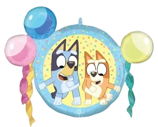 Fóliový balonek Bluey a Bingo 51 cm