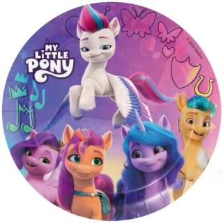 Papírové talíře My Little Pony Rainbow 23 cm - 8 ks