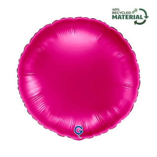 Fóliový balónek Kruh magenta 46 cm