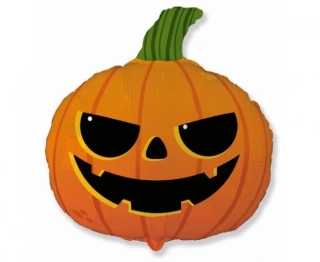 Foliový balonek Halloween strašidelná dýně 75 cm
