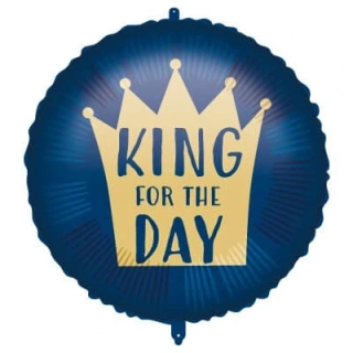 Fóliový balónek King for the Day 46 cm
