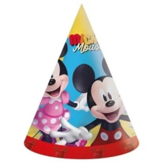Papírové čepičky Mickey Mouse 6 ks