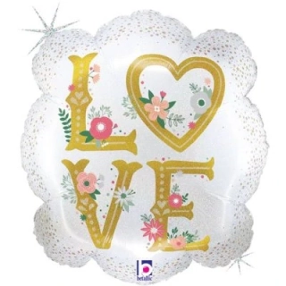 Rámeček Love 58 cm fóliový balónek