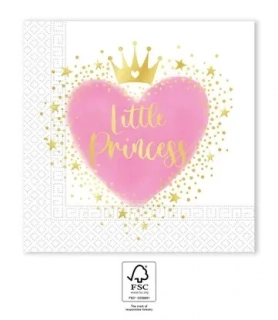 Papírové ubrousky Little Princess 20 ks