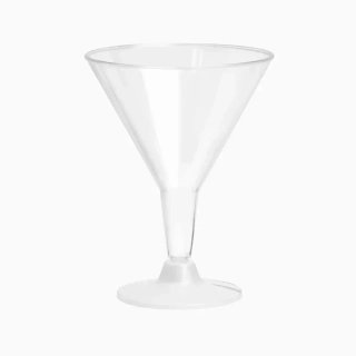 Plastové sklenky transparentní Koktejl Martini 3 ks