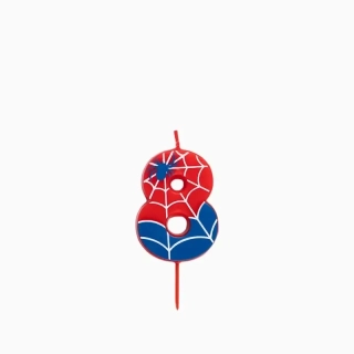 Dortová svíčka Spider číslo 8