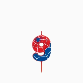 Dortová svíčka Spider číslo 9
