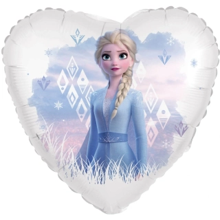 Fóliový balonek Frozen Elsa srdce 45 cm