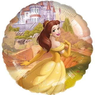 Fóliový balonek princezna Belle kruh 45 cm