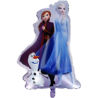 Fóliový balónek Frozen 2 Anna Elsa a Olaf 45 × 63 cm