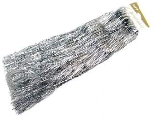 Lameta vánoční metal stříbrná