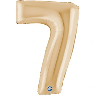 Foliová číslice 7 White Gold 102 cm