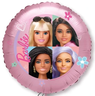 Fóliový balónek Barbie kruh 45 cm 