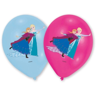 Latexové balonky Frozen Ledové království - barevný potisk 6 ks