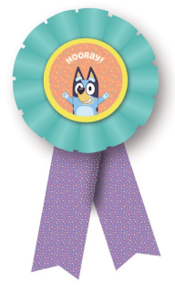 Narozeninová brož Bluey Hooray