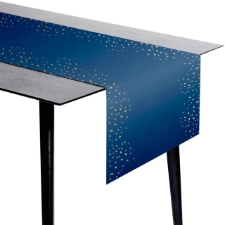 Stolová šerpa Elegant True Blue 240 x 40 cm