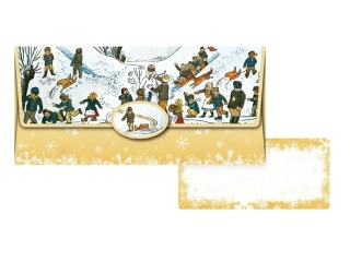 Obálka na peníze Ladovská zima