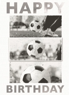 Narozeninové přání fotbal Happy Birthday