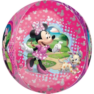 Foliový balonek bublina Minnie 45 cm