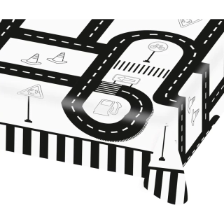 Papírový party ubrus Dopravní 120 x 180 cm