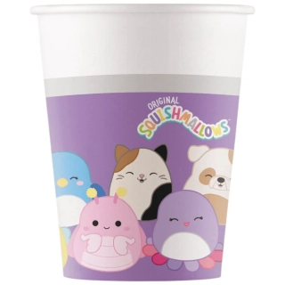 Papírové kelímky Squishmallows 8 ks